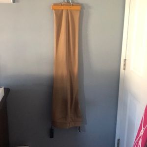 Express barely boot cut tan dress slacks